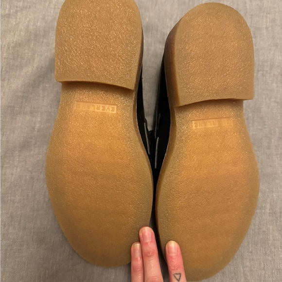 NEW EVERLANE BLACK GUM SOLE PENNY LOAFER 6.5 - Picture 6 of 6